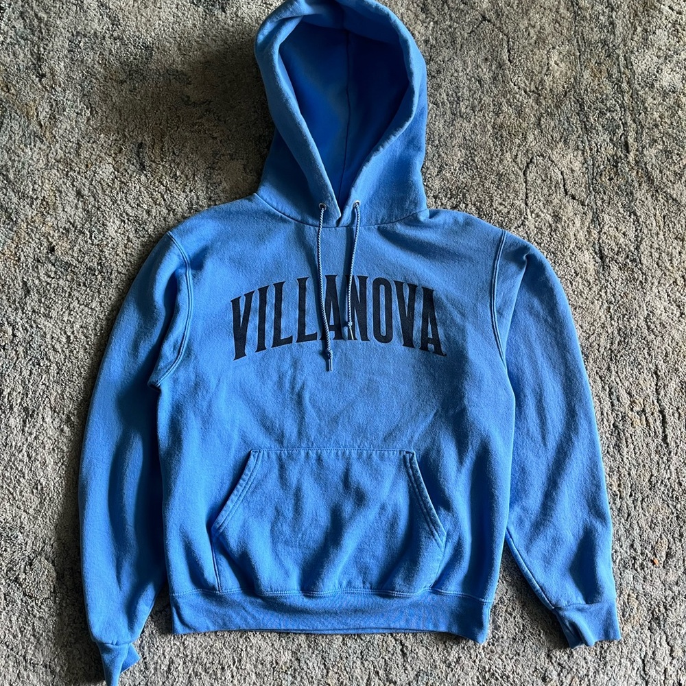 blue champion villanova hoodie